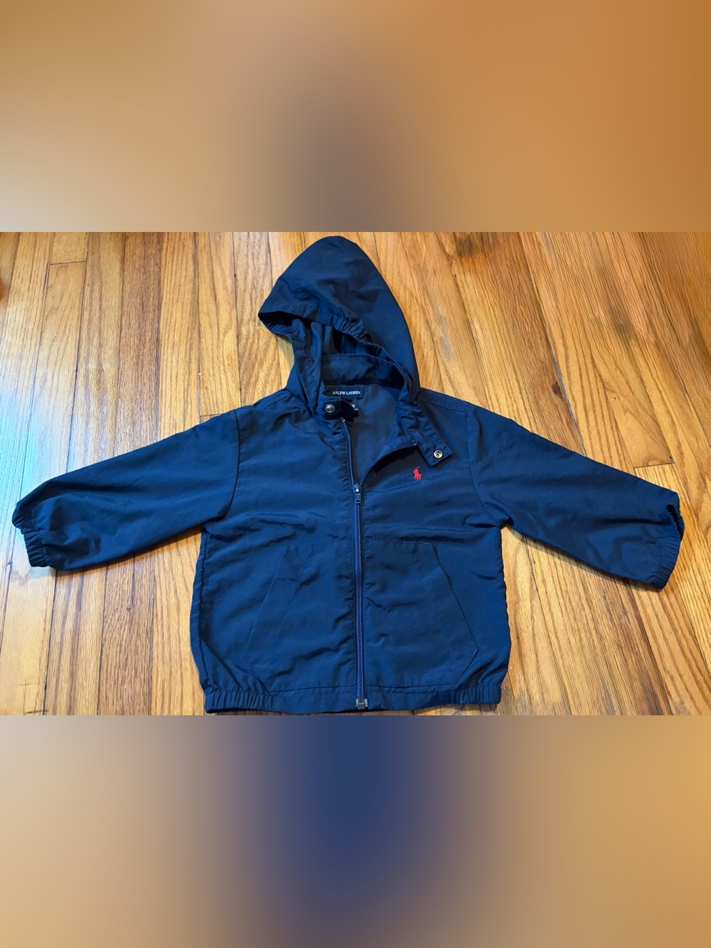 Ralph Lauren Navy Hooded light jacket (unisex)